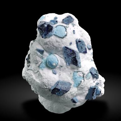 Henmilite coated by Calcite and on Olshanskyite