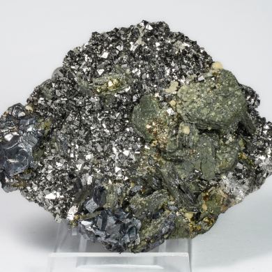 Pyrite after Pyrrhotite with Galena, Arsenopyrite, Sphalerite and Chalcopyrite