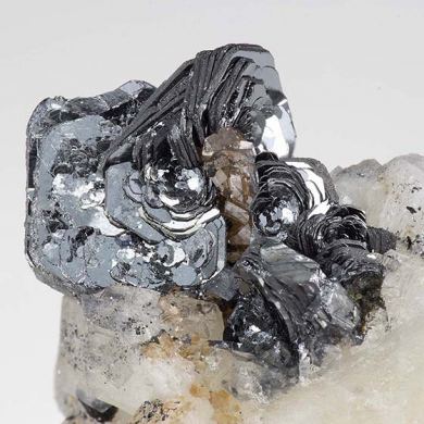 Monazite-Ce with Hematite, Orthoclase