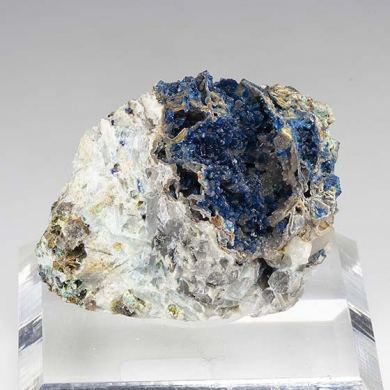 Veszelyite with Hemimorphite