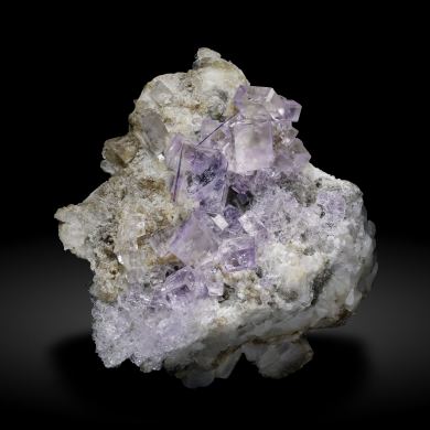 Fluorite with Calcite