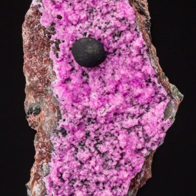 Kolwezite on Cobaltian Calcite