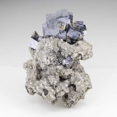 Galena with Pyrite, Dolomite