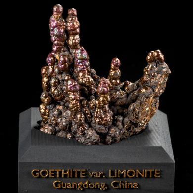 Iridescent Goethite var. Limonite from China