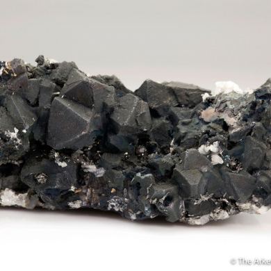 Chalcocite replacing Galena with Dolomite, Cerussite, Quartz 