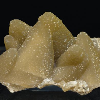 Smithsonite after Calcite with Calcite