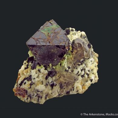 Cafarsite with Agardite and Smoky Quartz