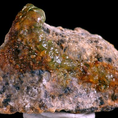 Opal var. hyalite CRAZY FLUORESCENCE