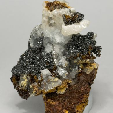 Descloizite with Calcite