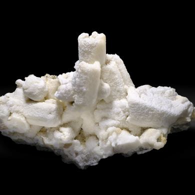Calcite (variety kanonenspat) with Quartz
