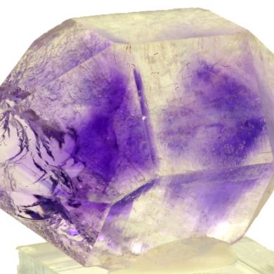 Quartz var. hourglass amethyst